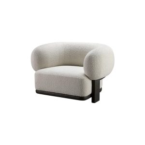 white business solid wood negotiation sofa