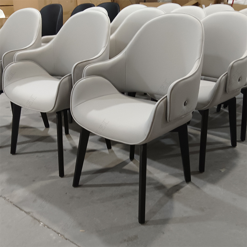 white ins style wedding dining chair