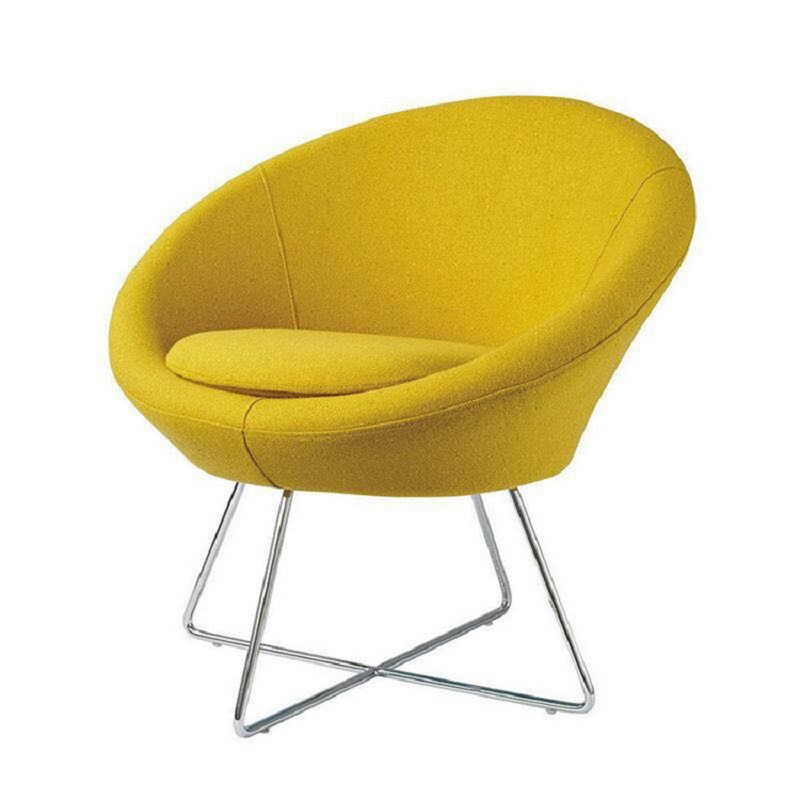 yellow nordic custom lazy leisure chair