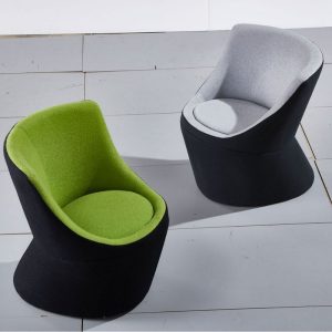 fashionable new small sofa chair side view