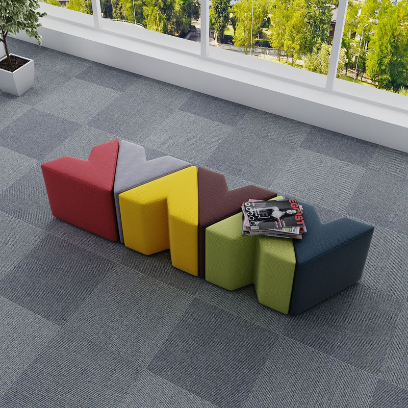 fun splicing v shaped stool vertical view