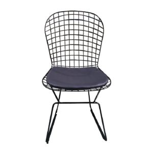 iron soft pack dining chair