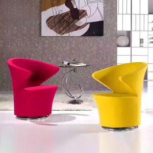 red fashionable multi scene swivel chair